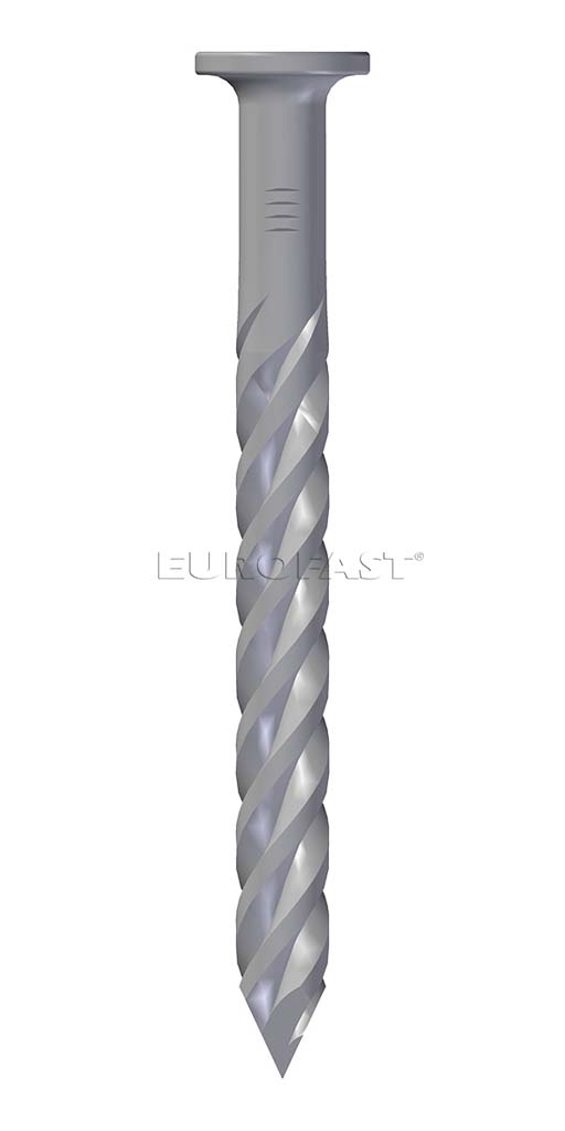 Eurofast twisted nail. Size 3,8 x 32mm. 1 kg.